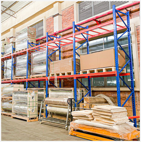 Warehouse Racking System for Paper Products