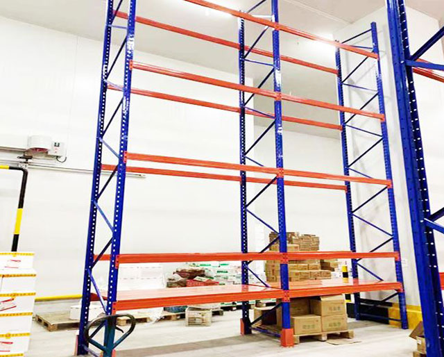 Industrial Cold Room Pallet Storage Selective Racking