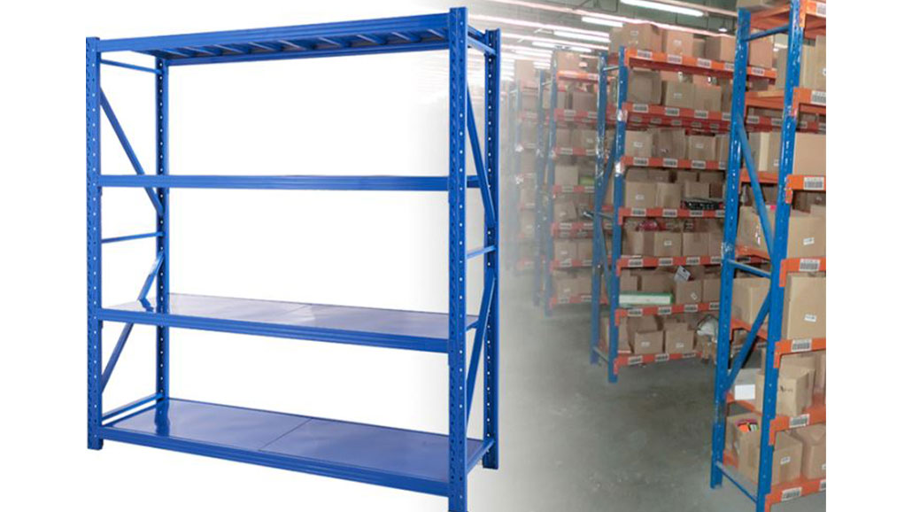 post for wide span shelving racks