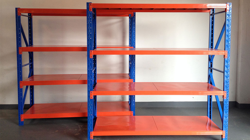 post for wide span shelving racks