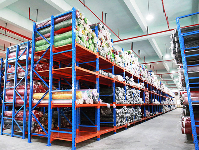 warehouse clothing storage