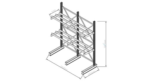 cantilever shelving system