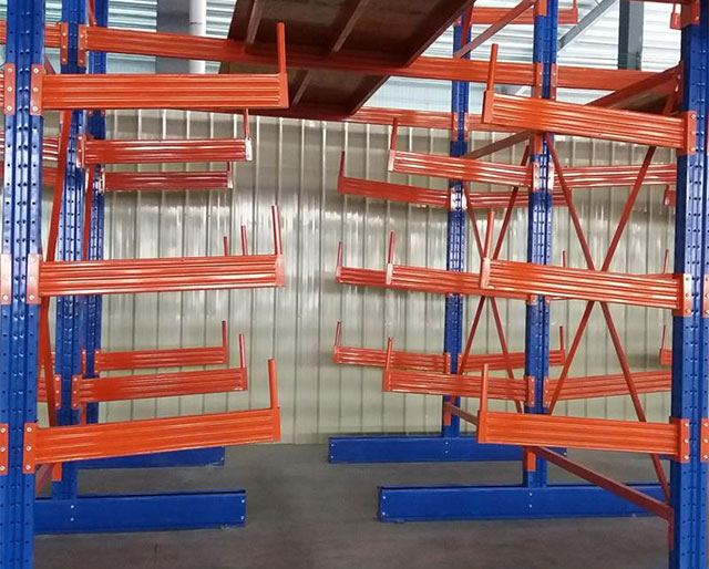 Powder Coating Double Side Cantilever Rack