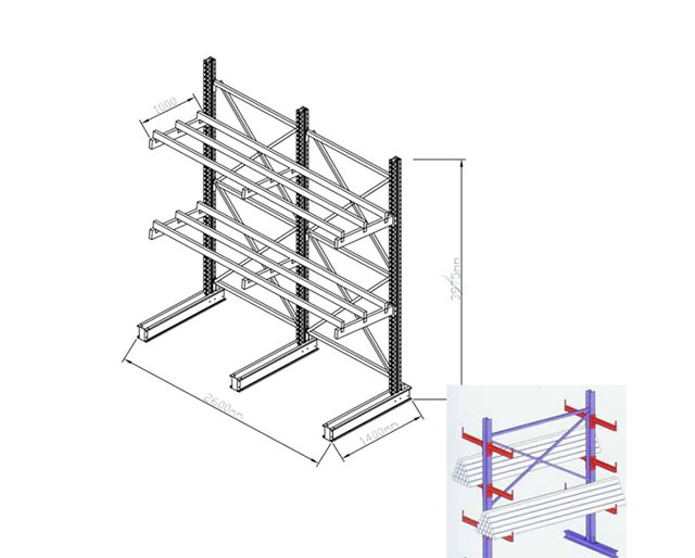 Raw Material Arms Racking System