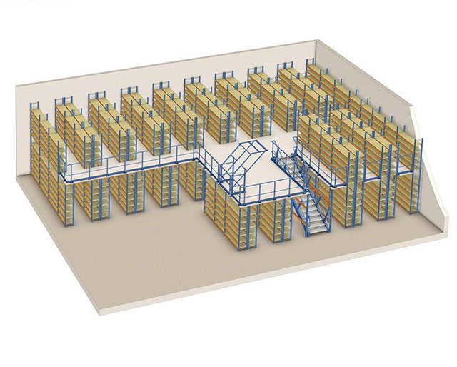 Heavy Duty Industrial Warehouse Mezzanine Floor