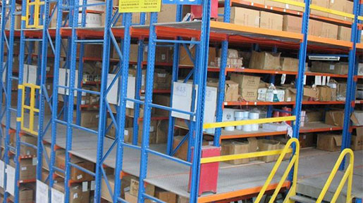 warehouse storage shelves