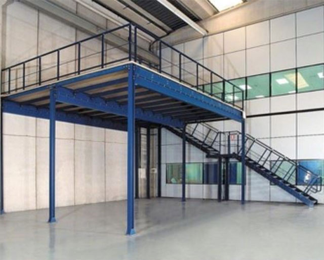 Industrial Storage Steel Mezzanines Rack