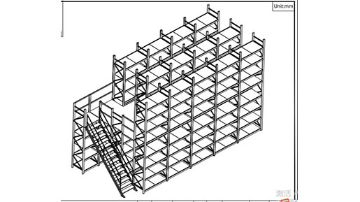 automated warehouse racking system