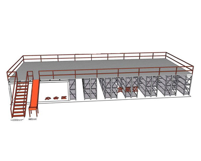 Steel Paint Spraying Ground Floor Mezzanine