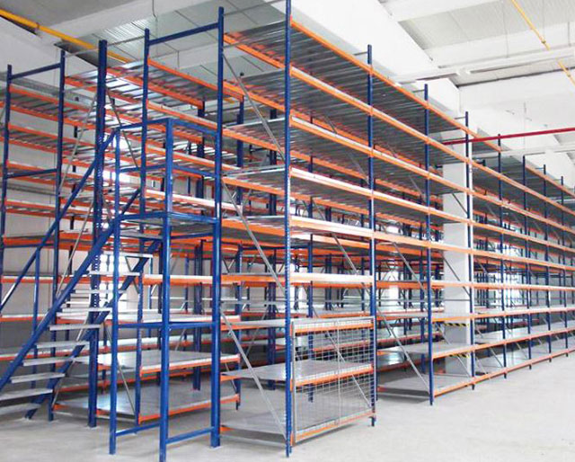 Shelving Supported Mezzanine System