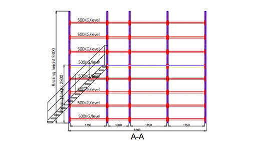 warehouse shelving units