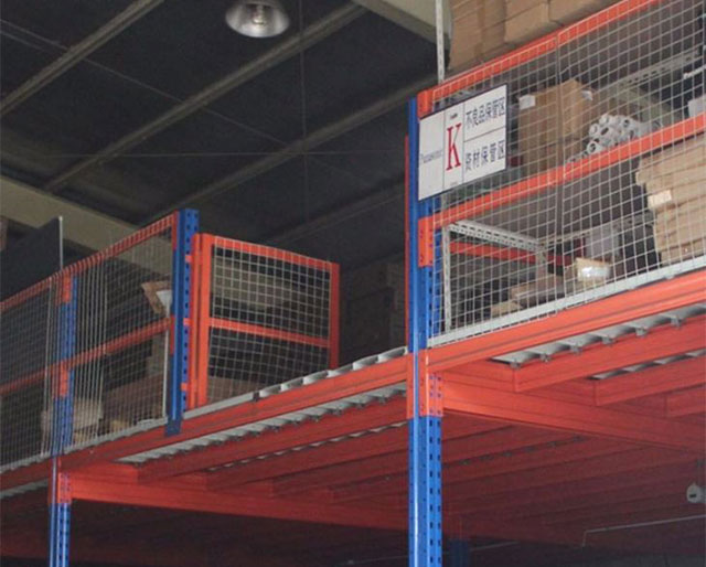 Warehouse Storage Steel Mezzanine Floor Racking System
