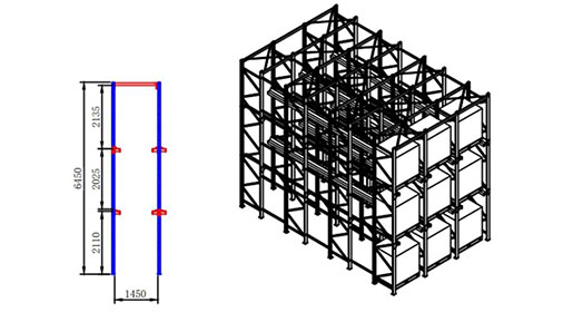 pallet rack divider