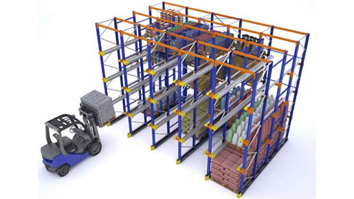 drive through racking system