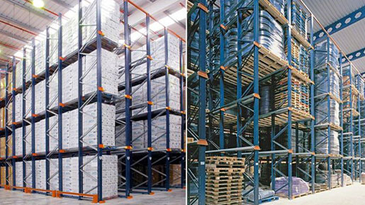 warehouse pallet storage rack