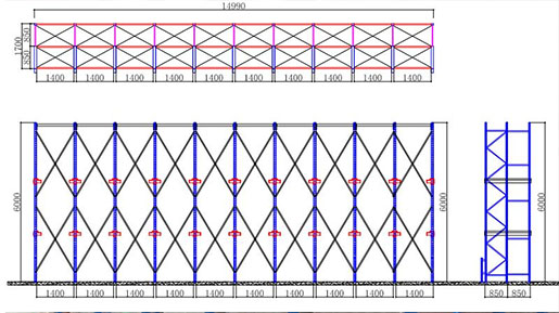 24 inch pallet rack