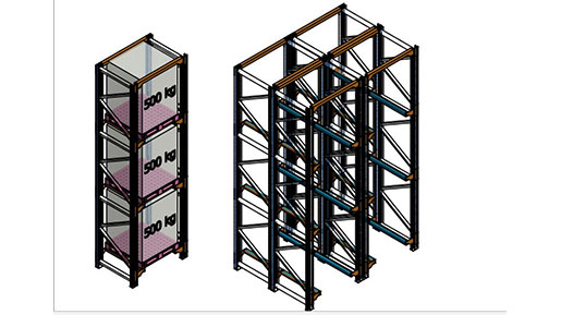 warehouse pallet storage rack