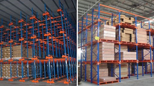 pallet racking frames