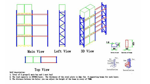 china pallet rack