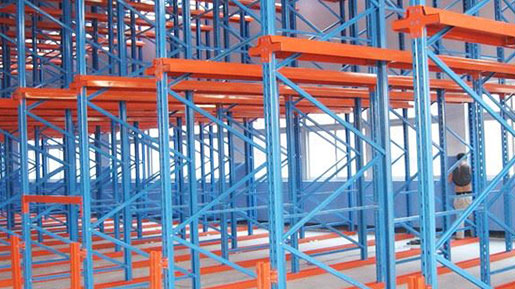 blue pallet racking