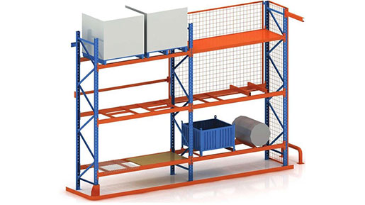blue pallet racking