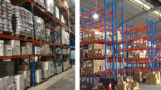 double deep selective racking