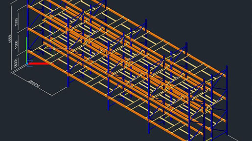 very narrow aisle racking system