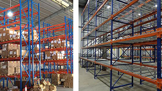 warehouse pallet storage rack