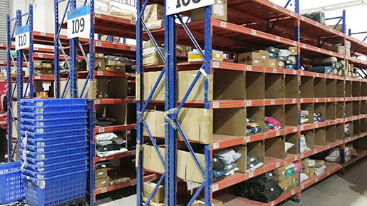 pallet rack storage system