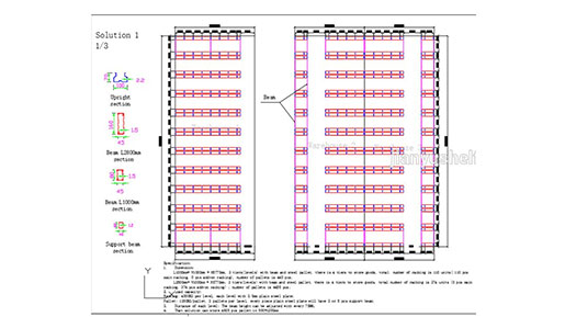 selective pallet racking system