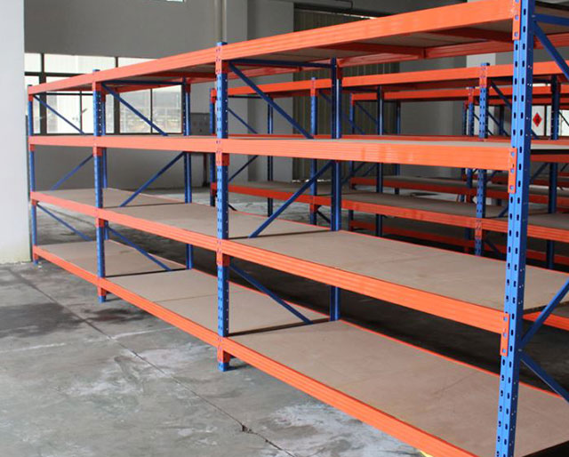 Medium Duty Boltless Warehouse Metal Storage Shelves