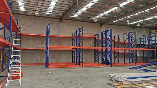 small warehouse racking